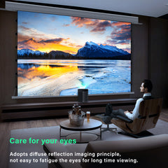 Winways UST Throw ALR 120'' Electric Lenticular Ceiling Tab-Tension Screen - Formovies