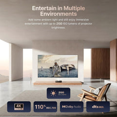 Formovie Cinema Edge UST 4K Laser TV Projector Featuring Google TV with Netflix - Formovies