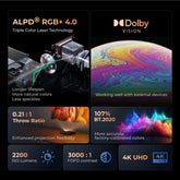 Formovie Theater Premium Laser 4K TV Ultra Short Throw Projector - Formovies