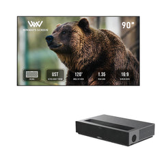 Formovie THEATER ALDP 4.0 UST Projector+ Winways UST Throw Fresnel Screen - Formovies