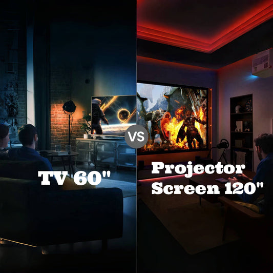 Laser Projector vs TV: Which One is Right for You?