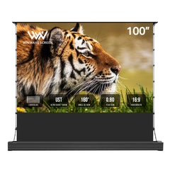Winways UST Throw ALR 100'' Electric Lenticular Floor Rising Screen