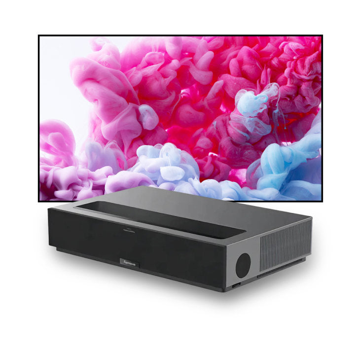 120 INCH  Formovie Theater Premium Laser 4K TV Ultra Short Throw Projector+Winways UST Throw ALR Fresnel Screen